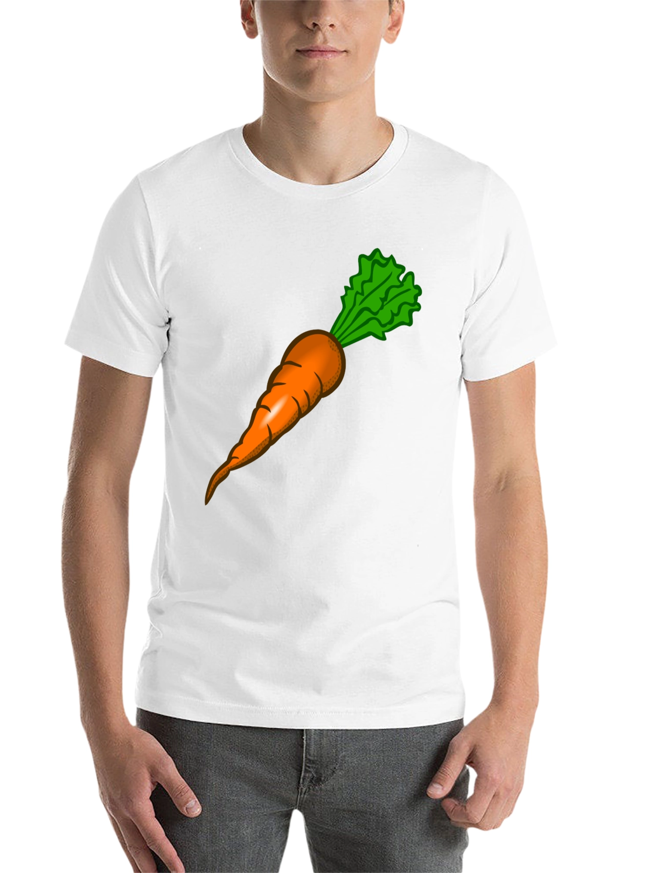 Black Carrot Graphic Tee - Vegetable Lover's T-Shirt view 14