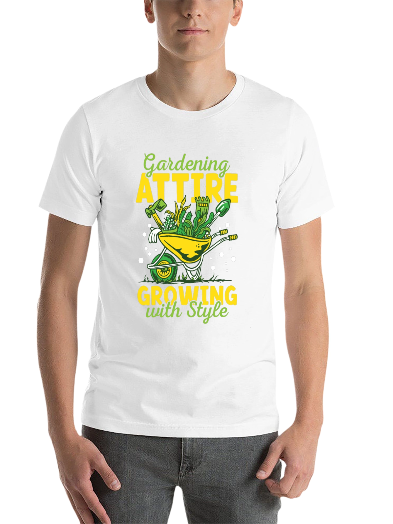 Black Gardening Attire T-Shirt - Growing with Style view 14