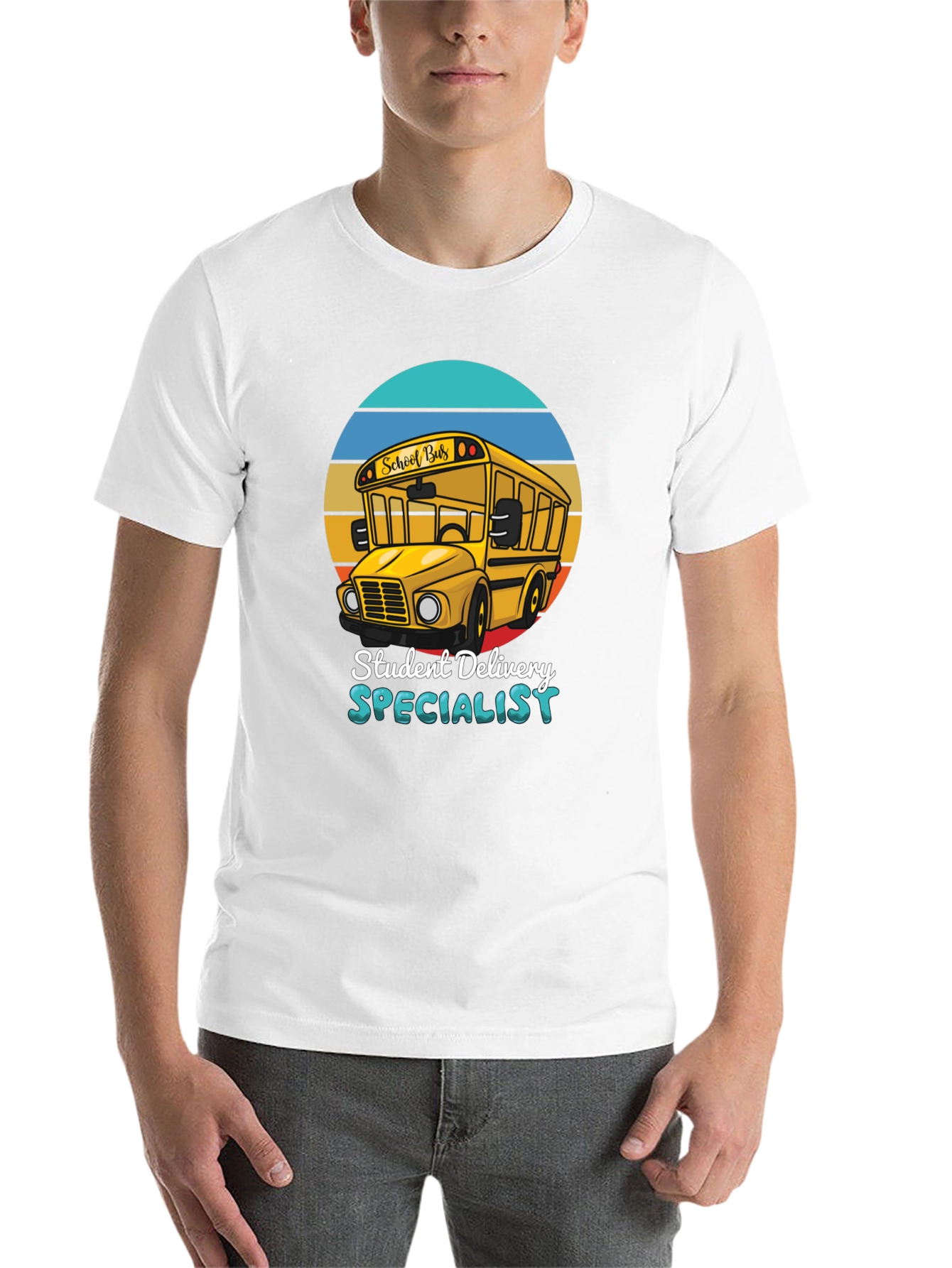 Student Delivery Specialist Tee - School Bus Driver T-Shirt - 14