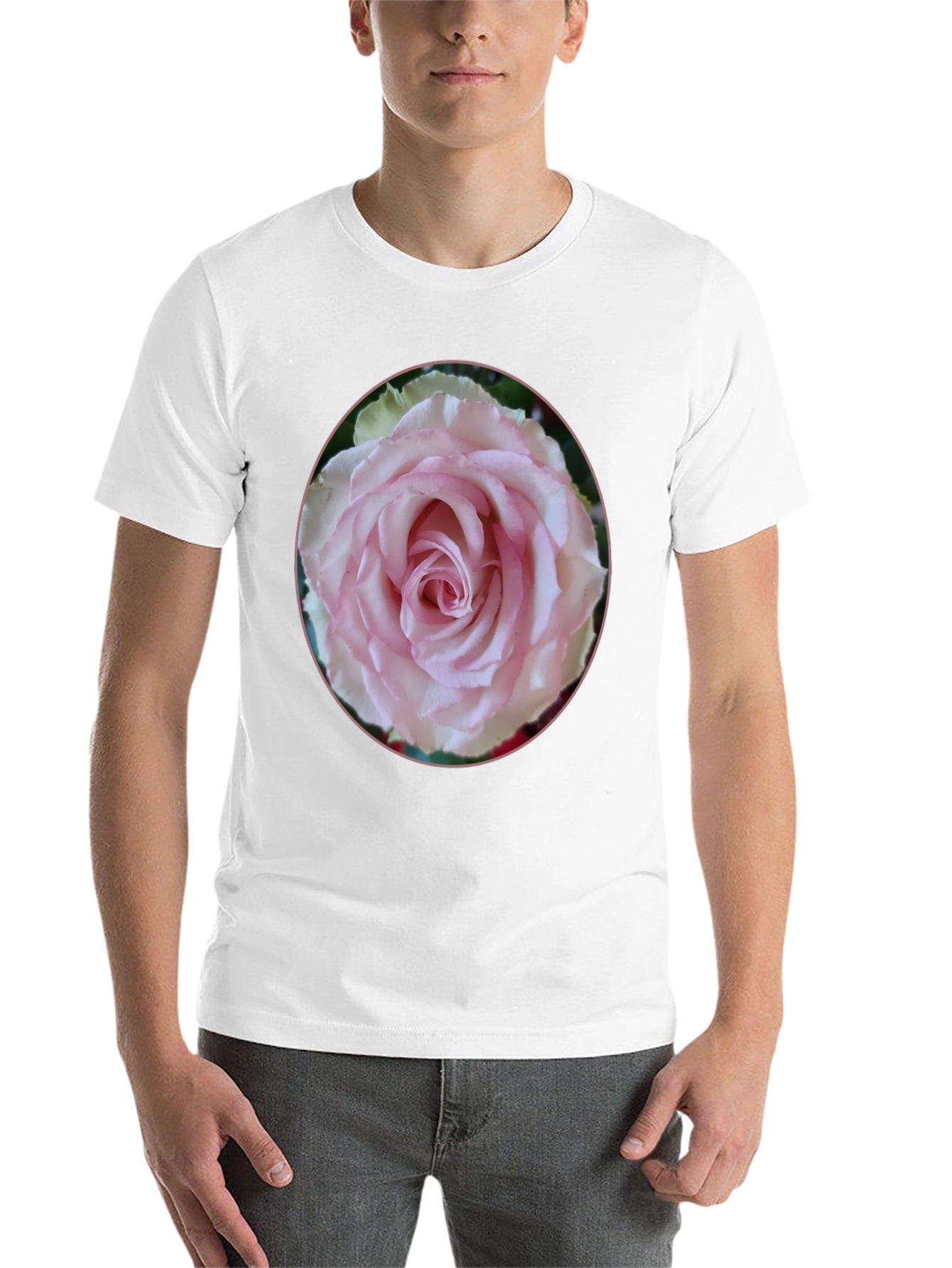 Black Rose Graphic Tee - Black, Stylish Floral Design view 14