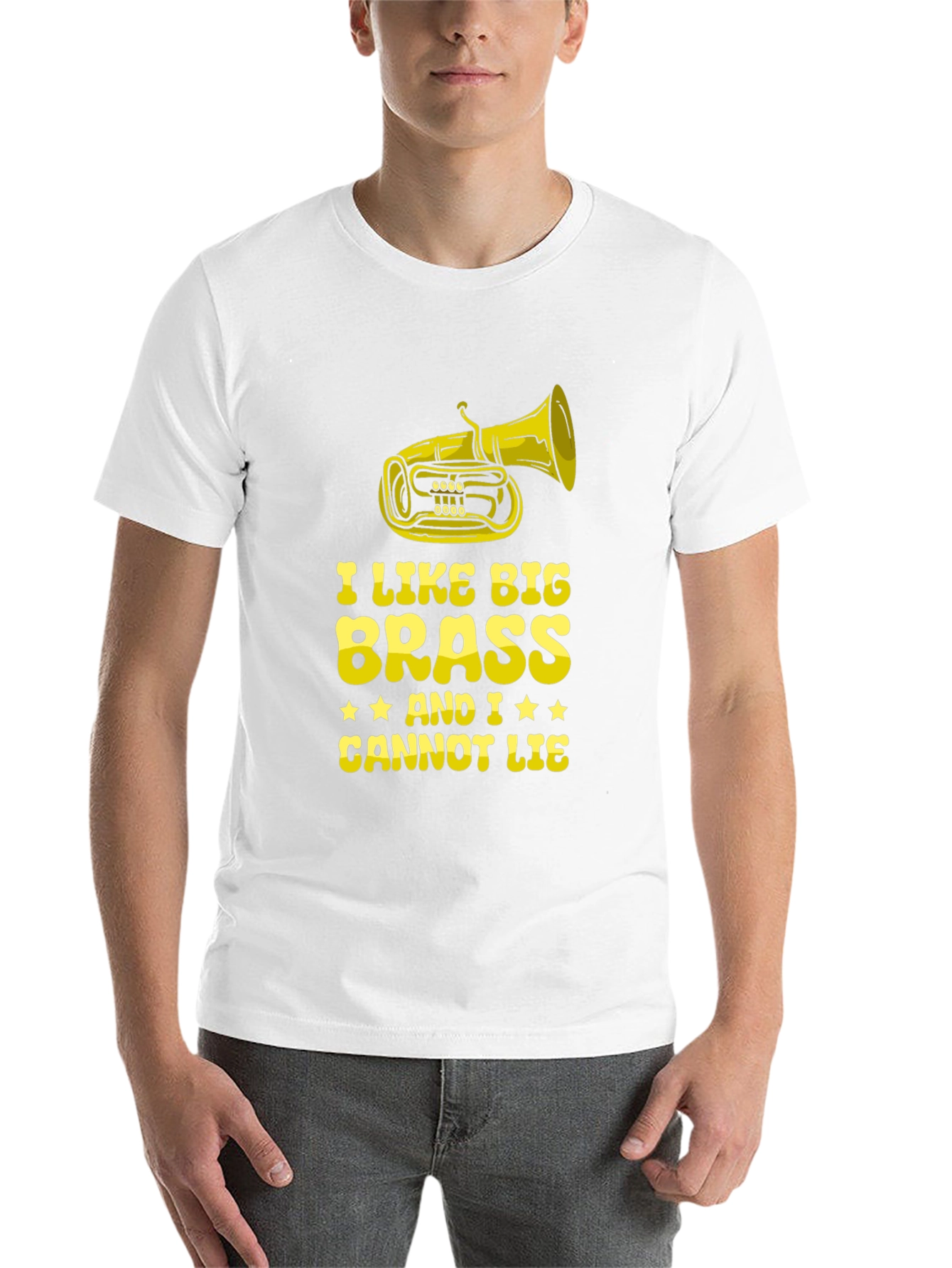 Black I Like Big Brass T-Shirt - Funny Musician Tee view 14
