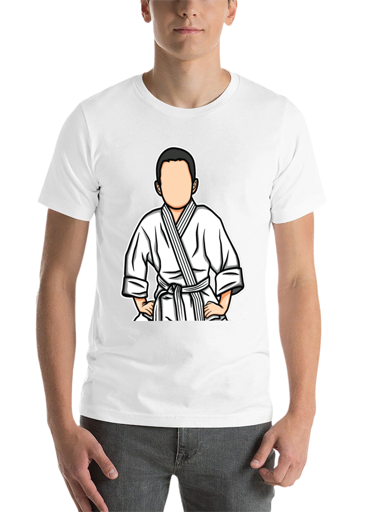 Black Karate Kid Tee - Cool Martial Arts Graphic T-Shirt view 14