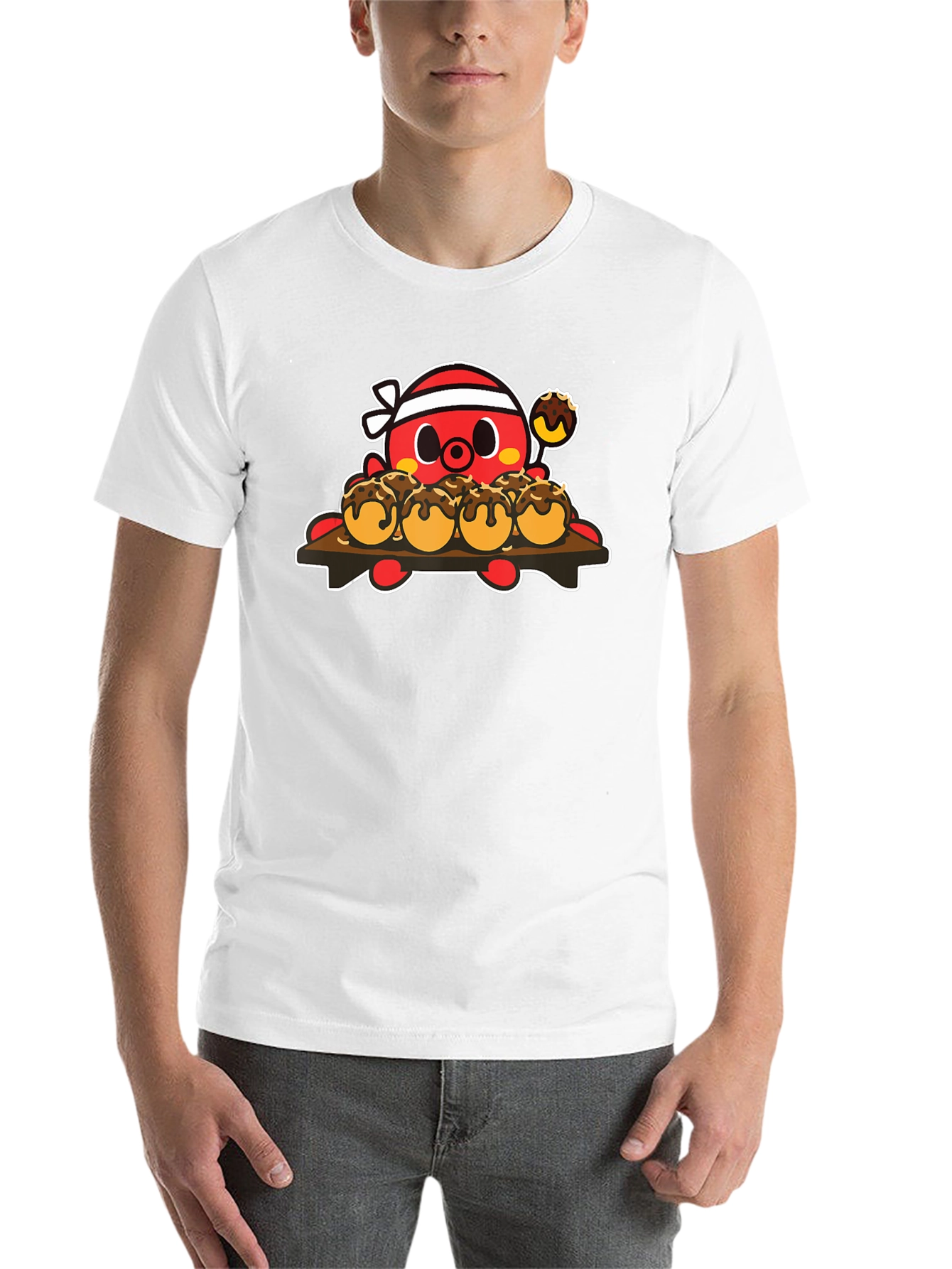 Black Octopus Takoyaki T-Shirt view 14
