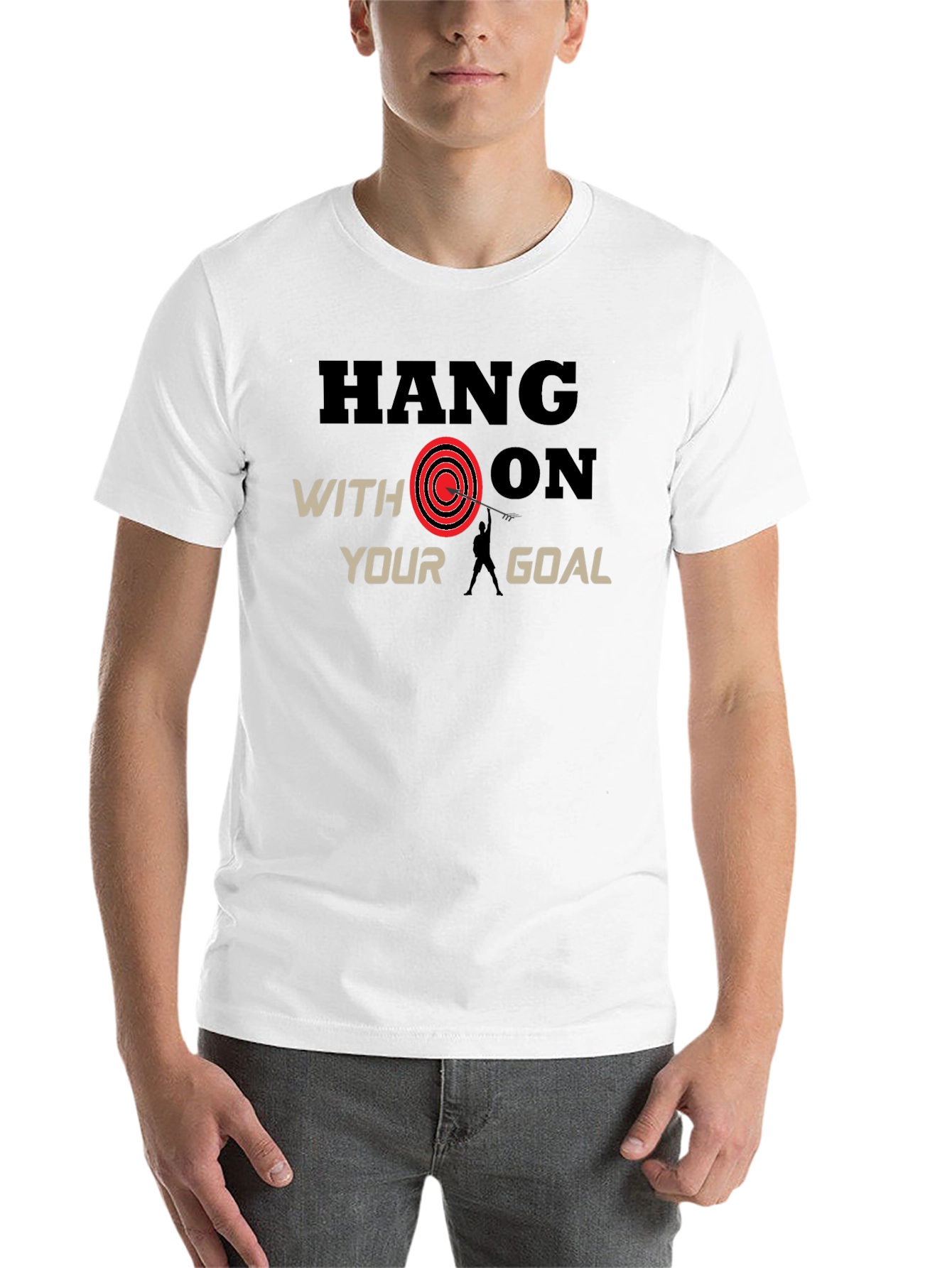 Black Hang On Goal Black T-Shirt view 14