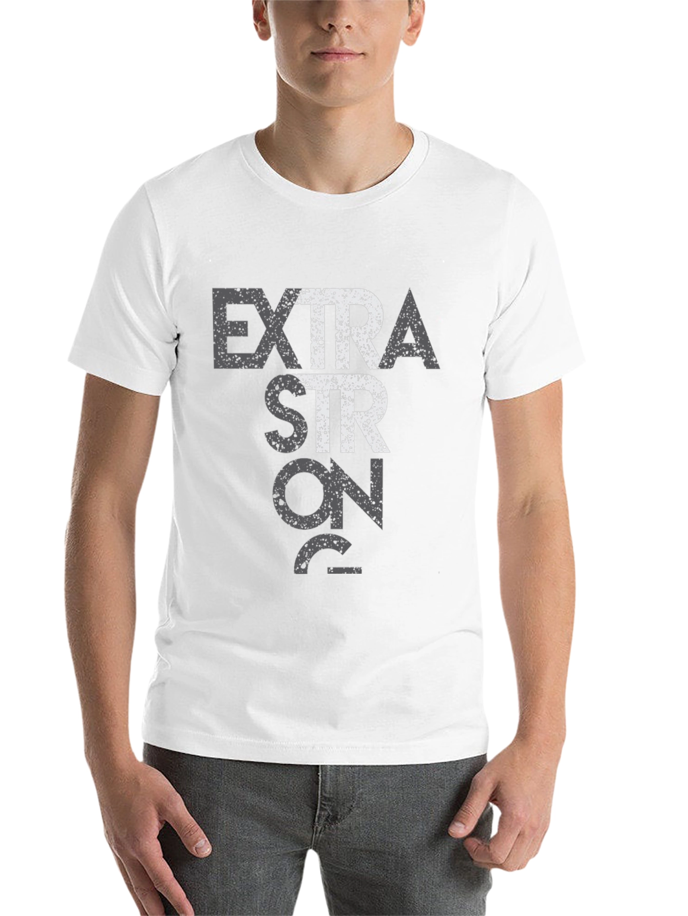 Black Extra Strong 75% Black Graphic Tee view 14