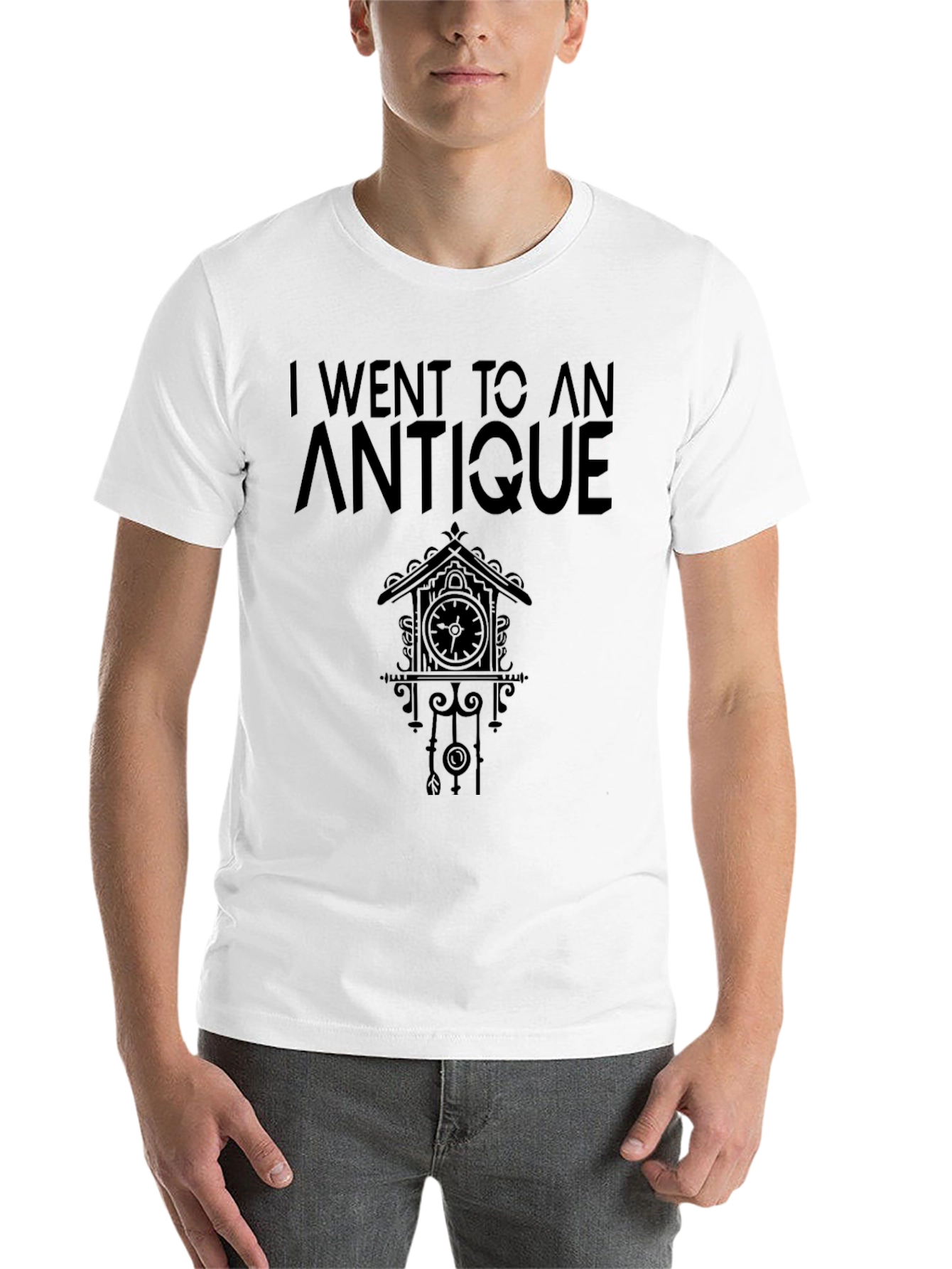 Black Antique Store Humor Graphic T-Shirt view 14