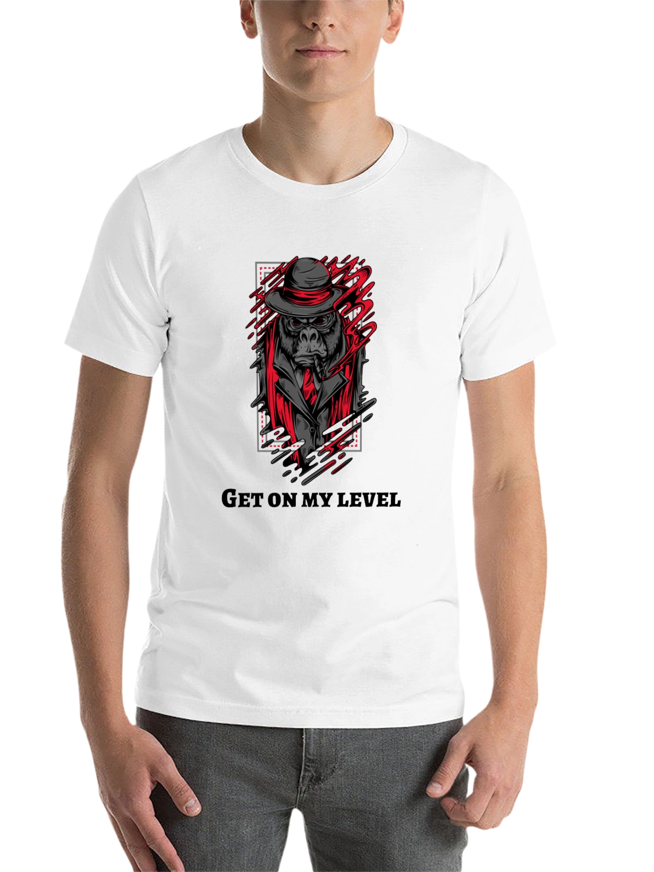 Black Get on My Level Graphic Tee view 14