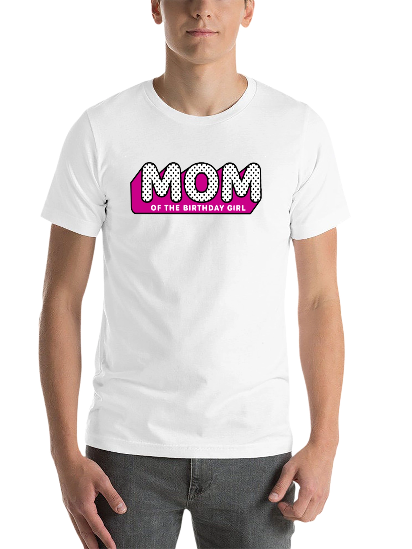 Black Mom of the Birthday Girl Black T-Shirt view 14