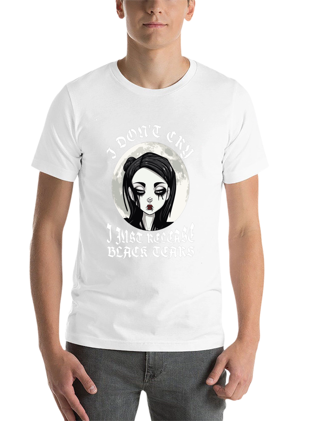 Black Emo Black Tears T-Shirt view 14