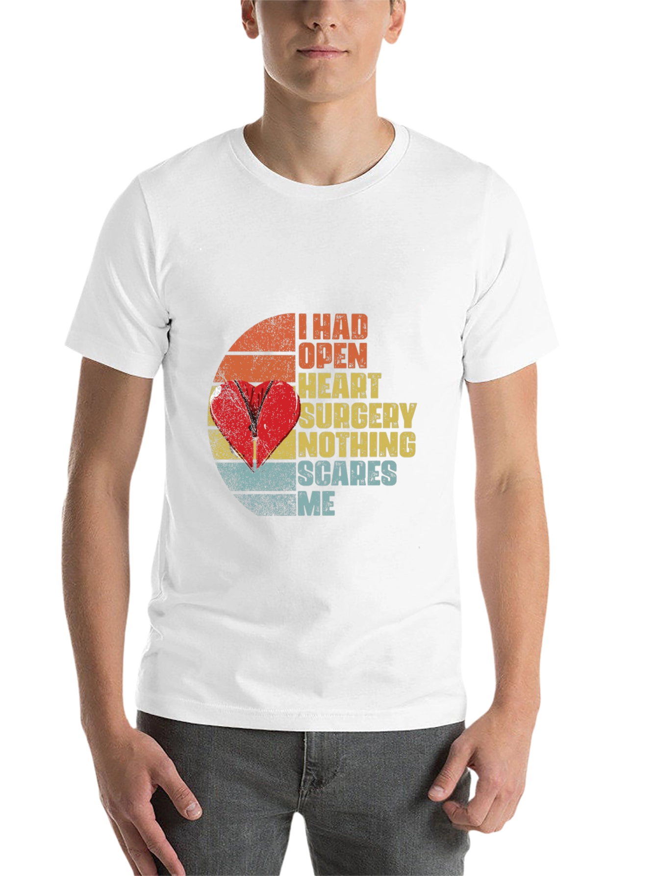 Open Heart Surgery Survivor Graphic Tee - 14