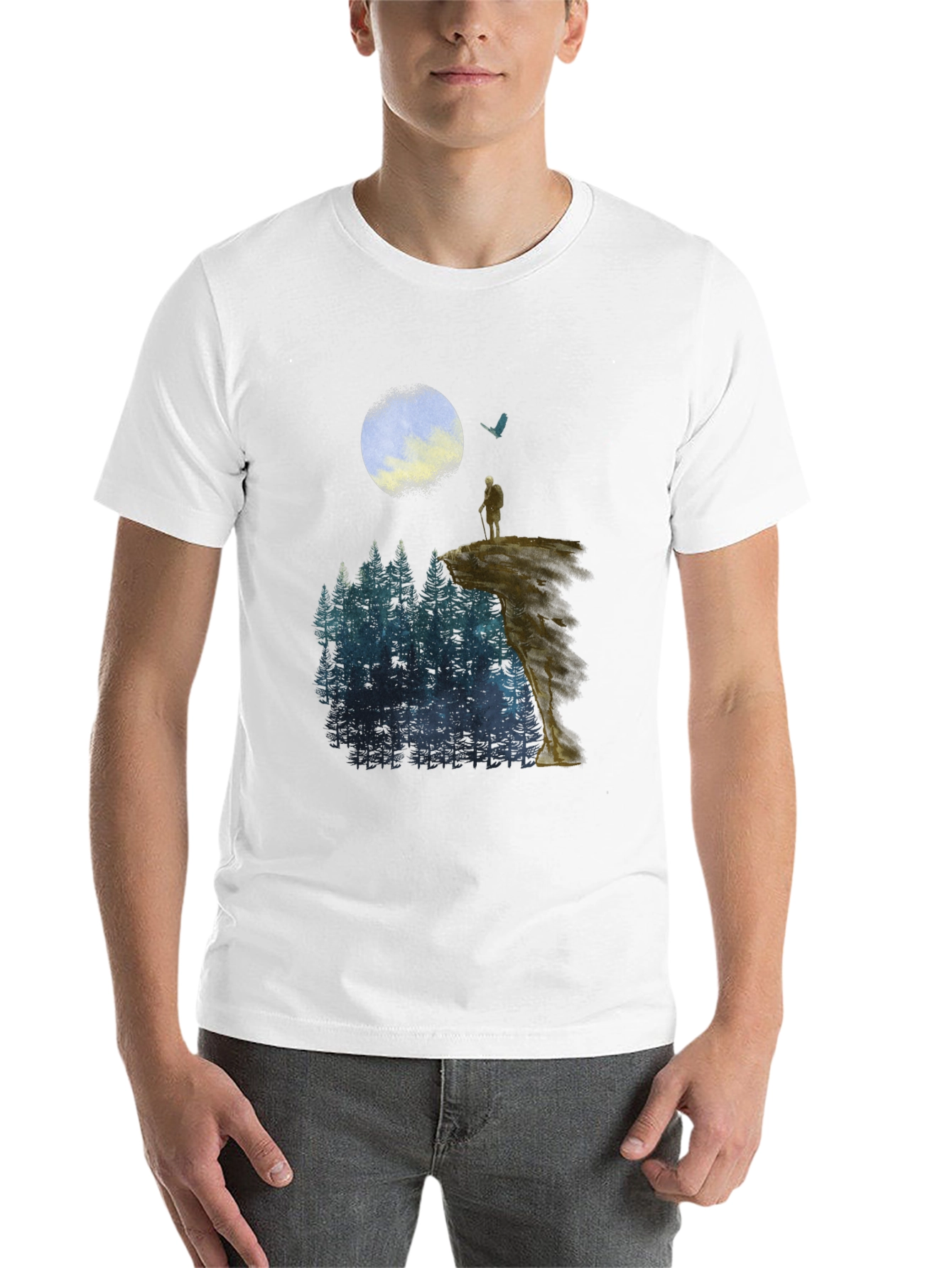 Black Wanderer Graphic T-Shirt view 14