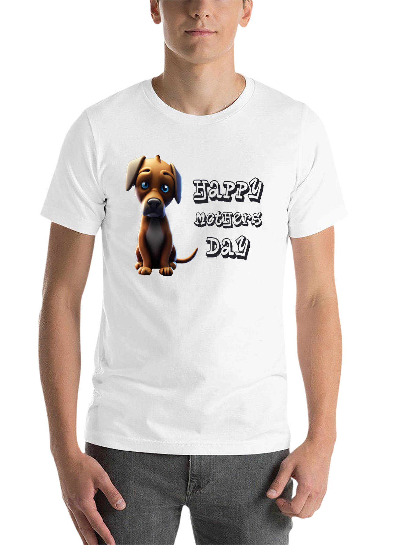Black Puppy 'Happy Mother's Day' Graphic Tee view 14
