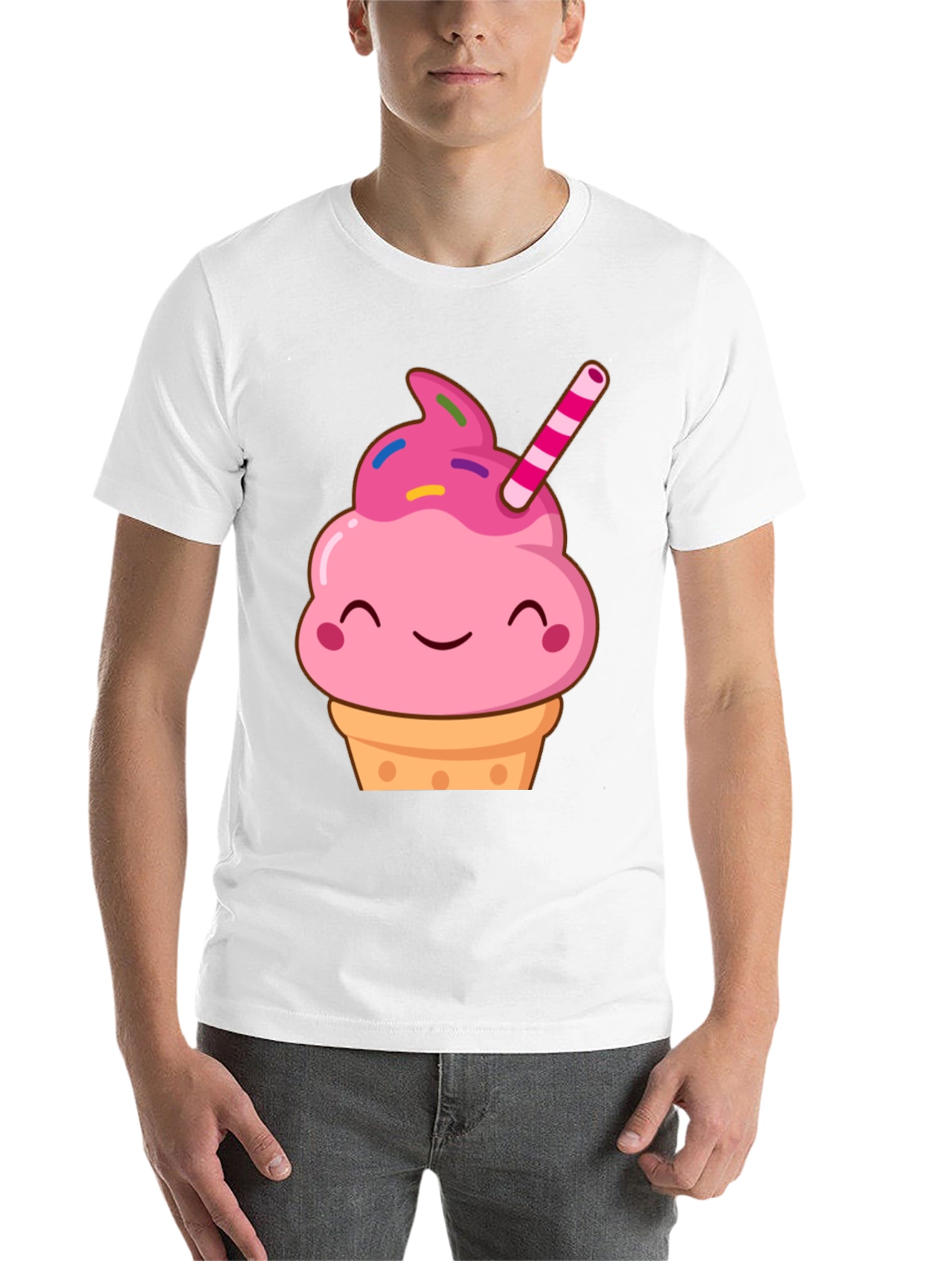 Black Cute Cupcake Graphic Tee - Sweet Treat Shirt view 14