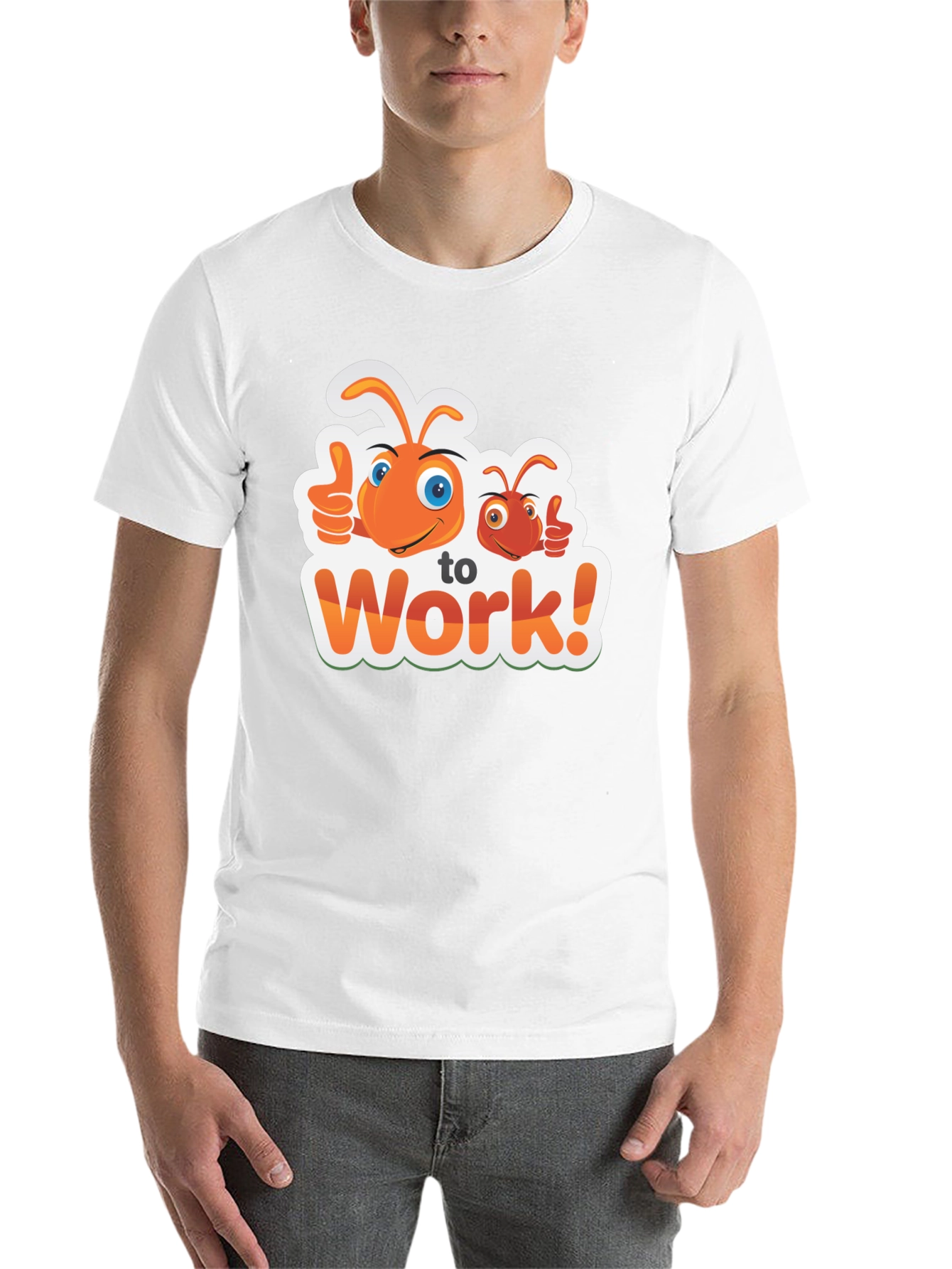 Ant To Work! Graphic Black T-Shirt - 14