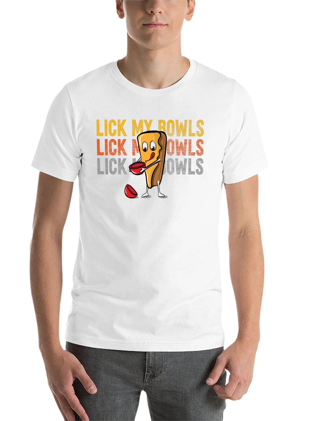 Black Lick My Bowls Graphic Tee view 14