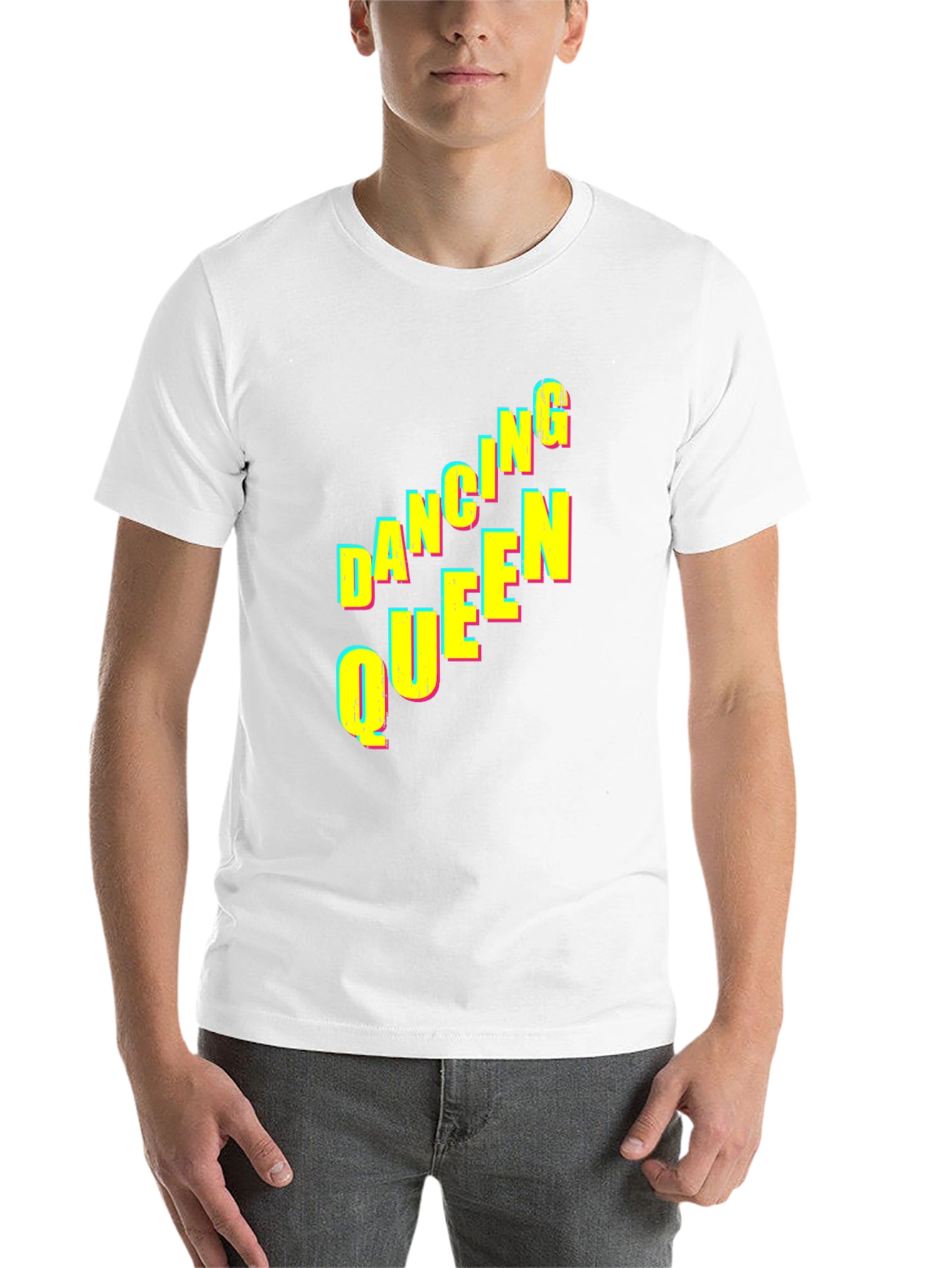 Black Dancing Queen Graphic Tee - Black Unisex T-Shirt view 14