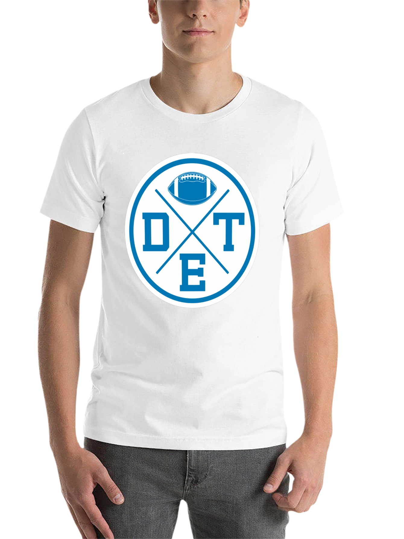 Black DTE Football Graphic Tee - Classic Sports Style view 14