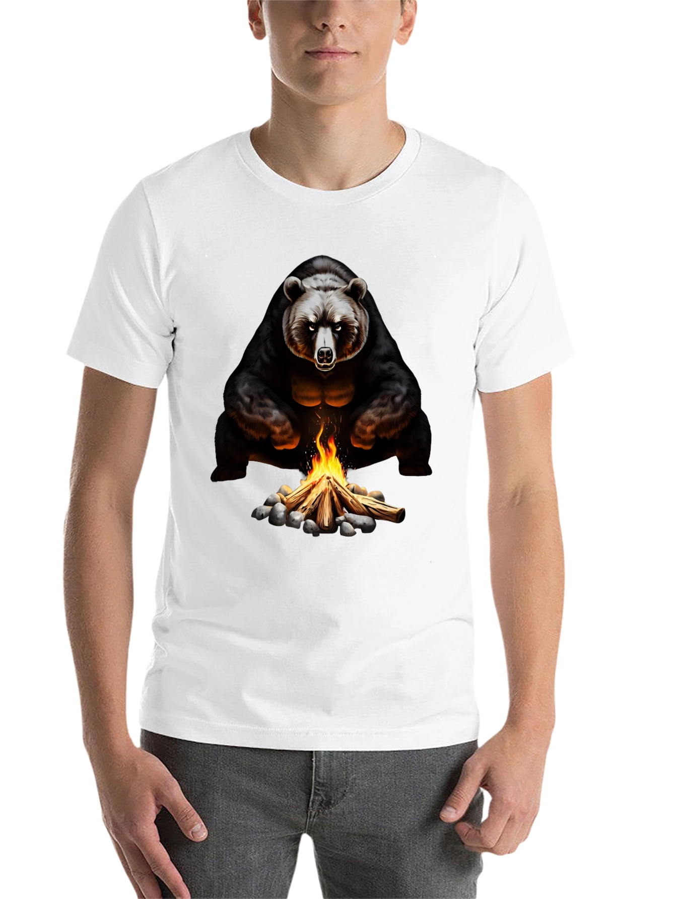 Black Bear Campfire Graphic Tee view 14