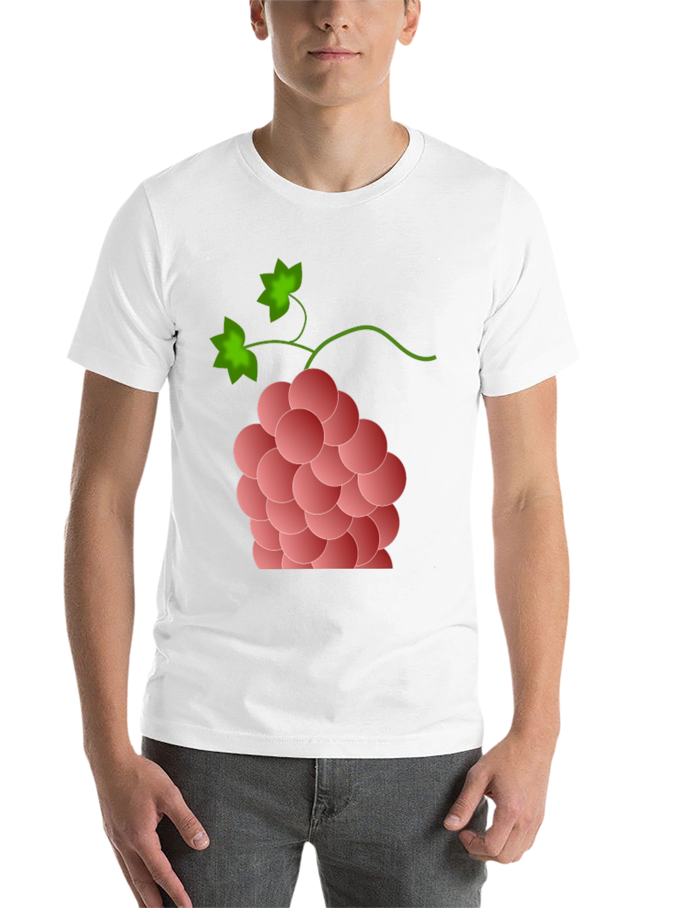 Black Grapes Graphic Tee - Stylish Fruit Design view 14