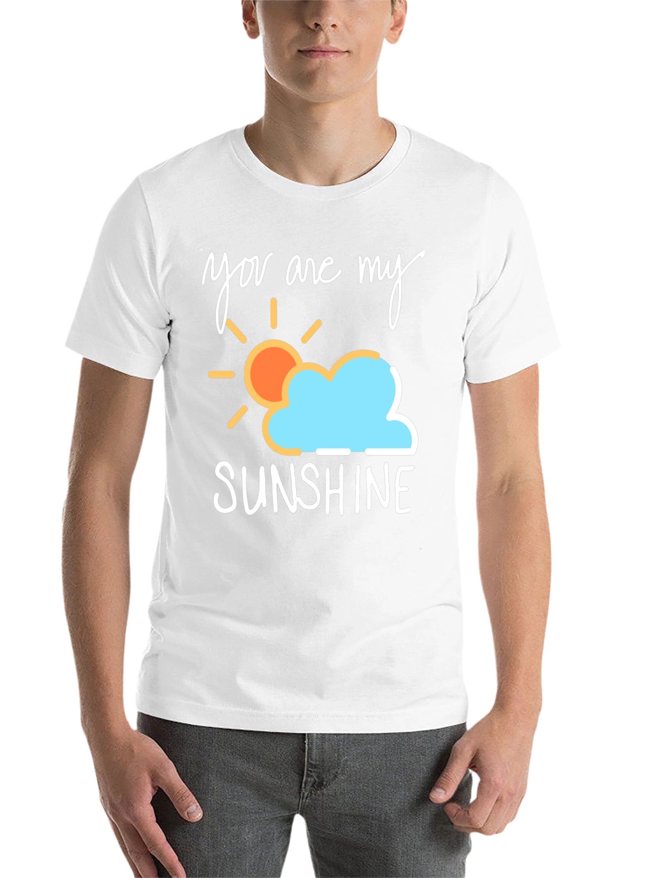 Black You Are My Sunshine T-Shirt - Soft Cotton Blend view 14