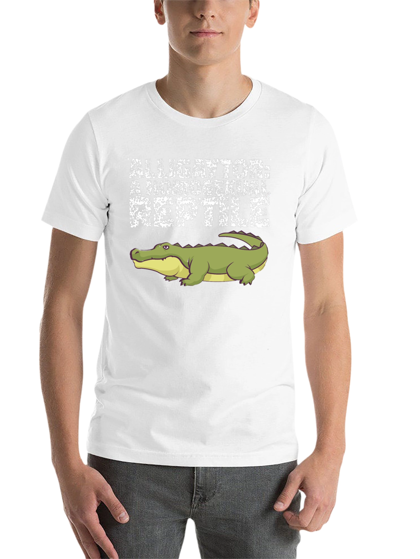 Black Alligaytor: Homosexual Reptile Graphic T-Shirt view 14