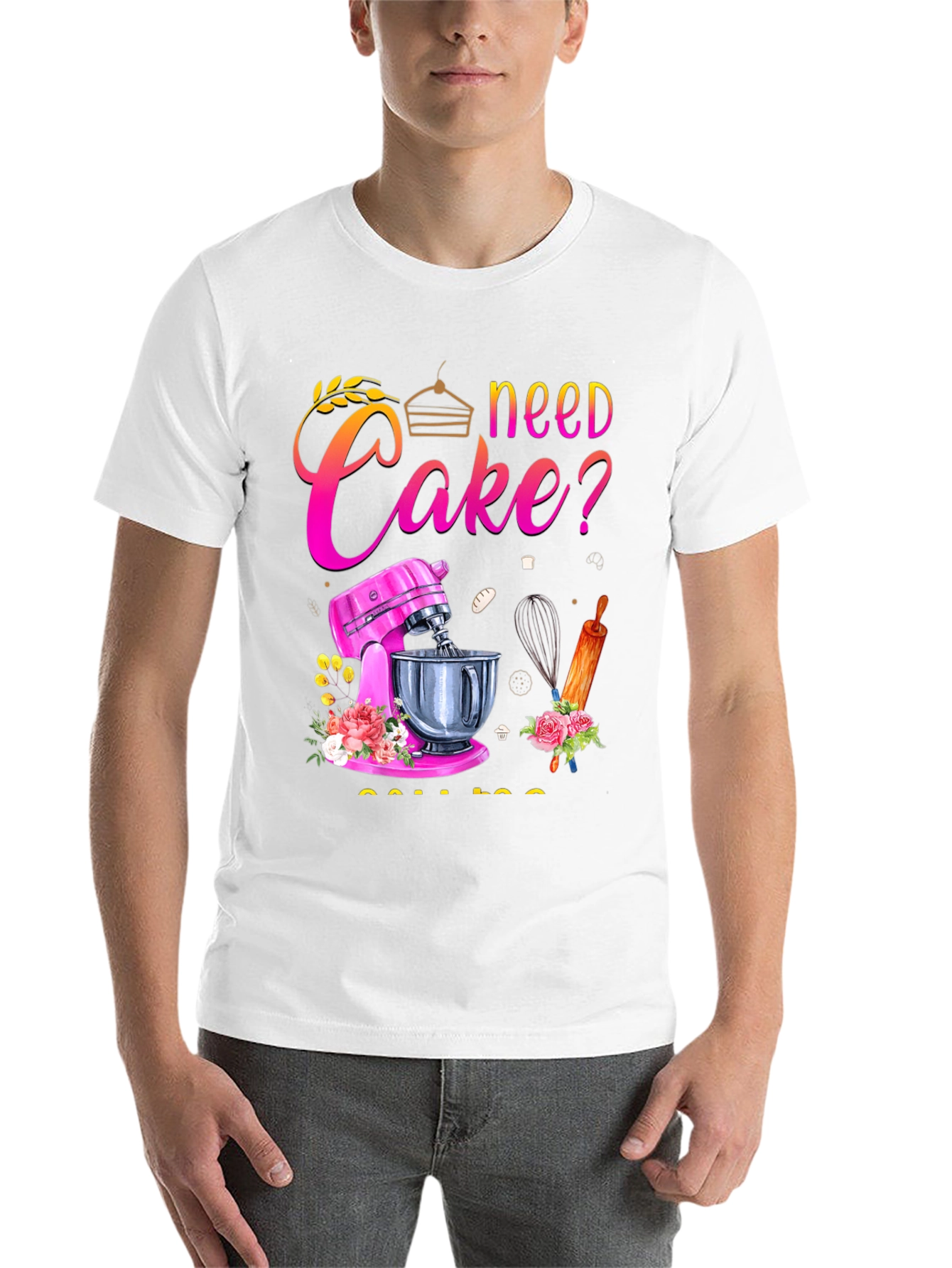 Black Need Cake? Baking T-Shirt - Great for Bakers! view 14