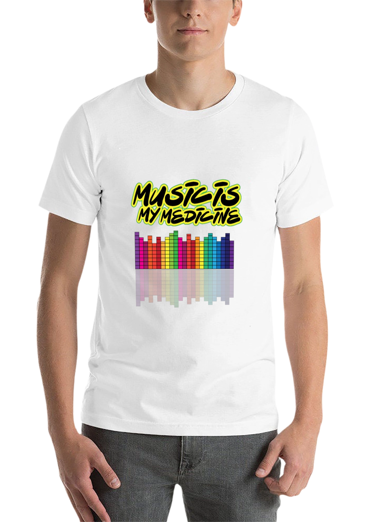 Black Music is My Medicine Graphic T-Shirt view 14