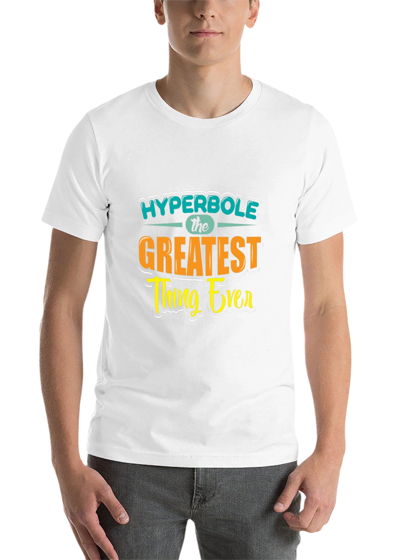 Black Hyperbole - The Greatest Thing Ever Graphic T-Shirt view 14