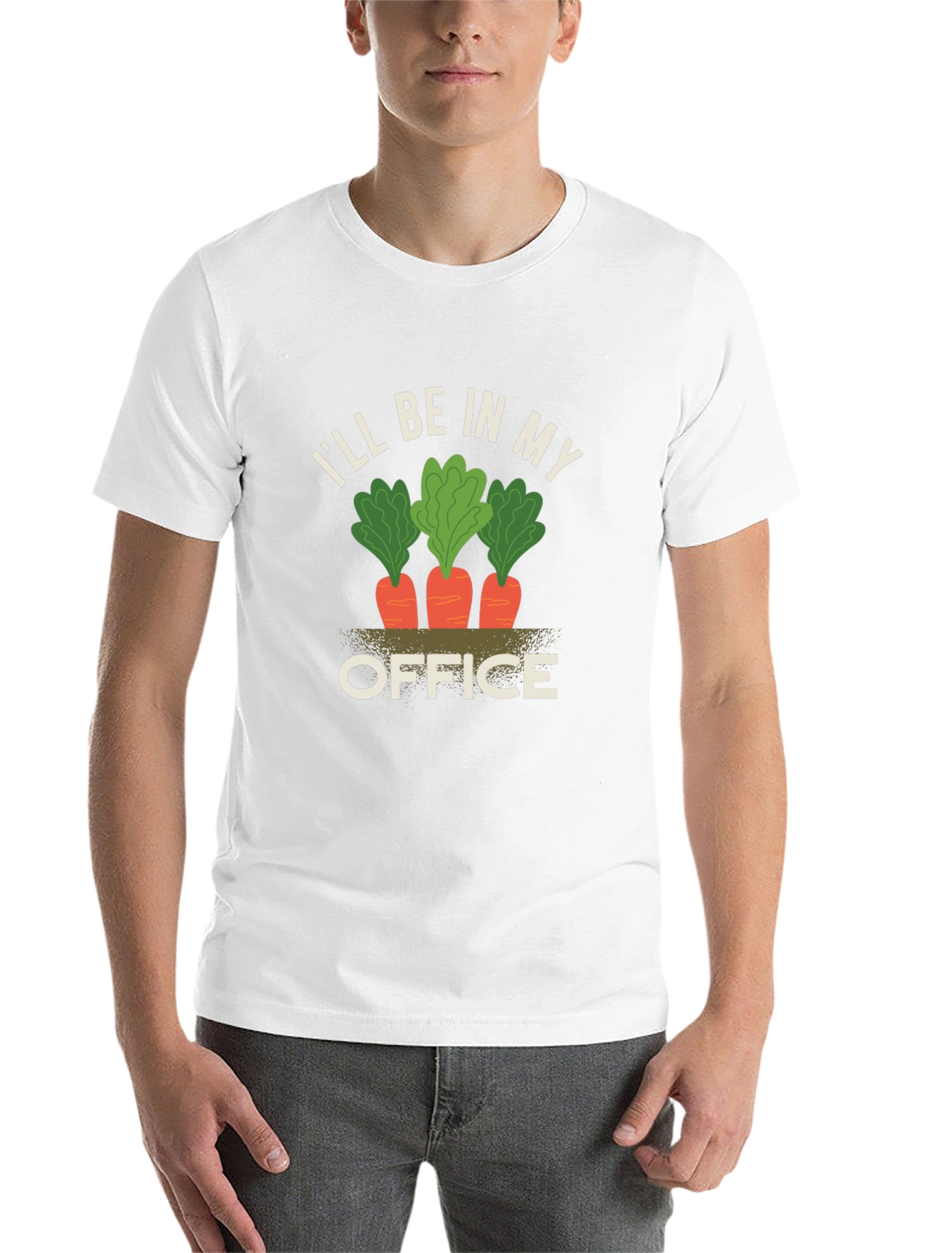 Black Gardener's Office T-Shirt - Black view 14