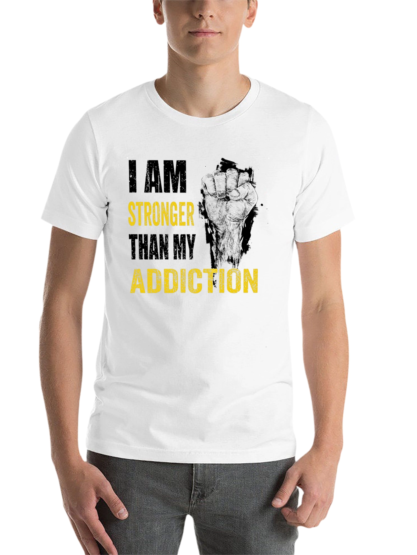 Stronger Than My Addiction T-Shirt - 14