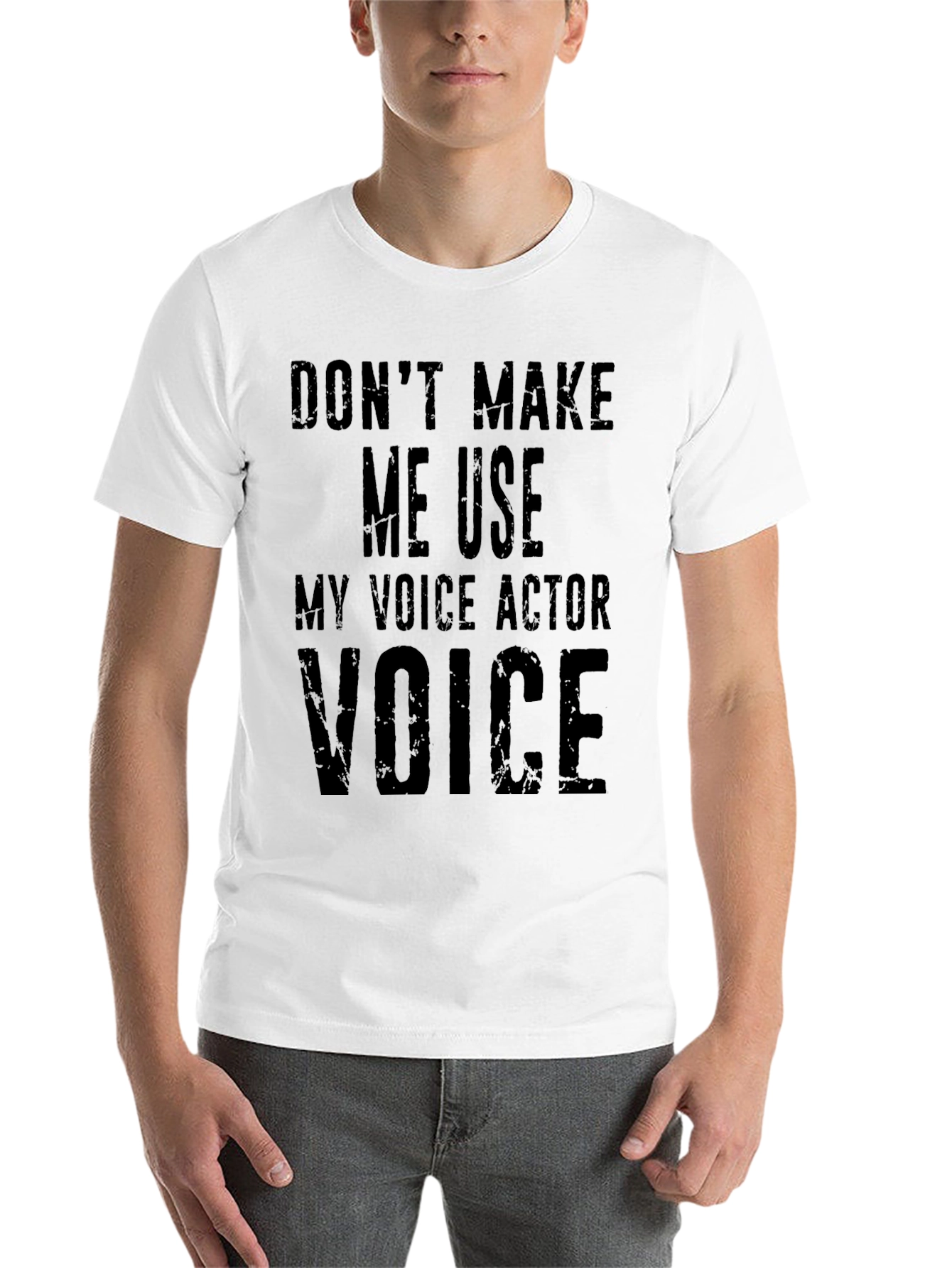 Black Voice Actor T-Shirt Funny Gift view 14