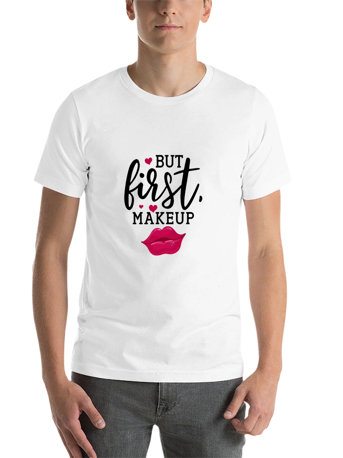 Black But First Makeup Graphic Tee view 14