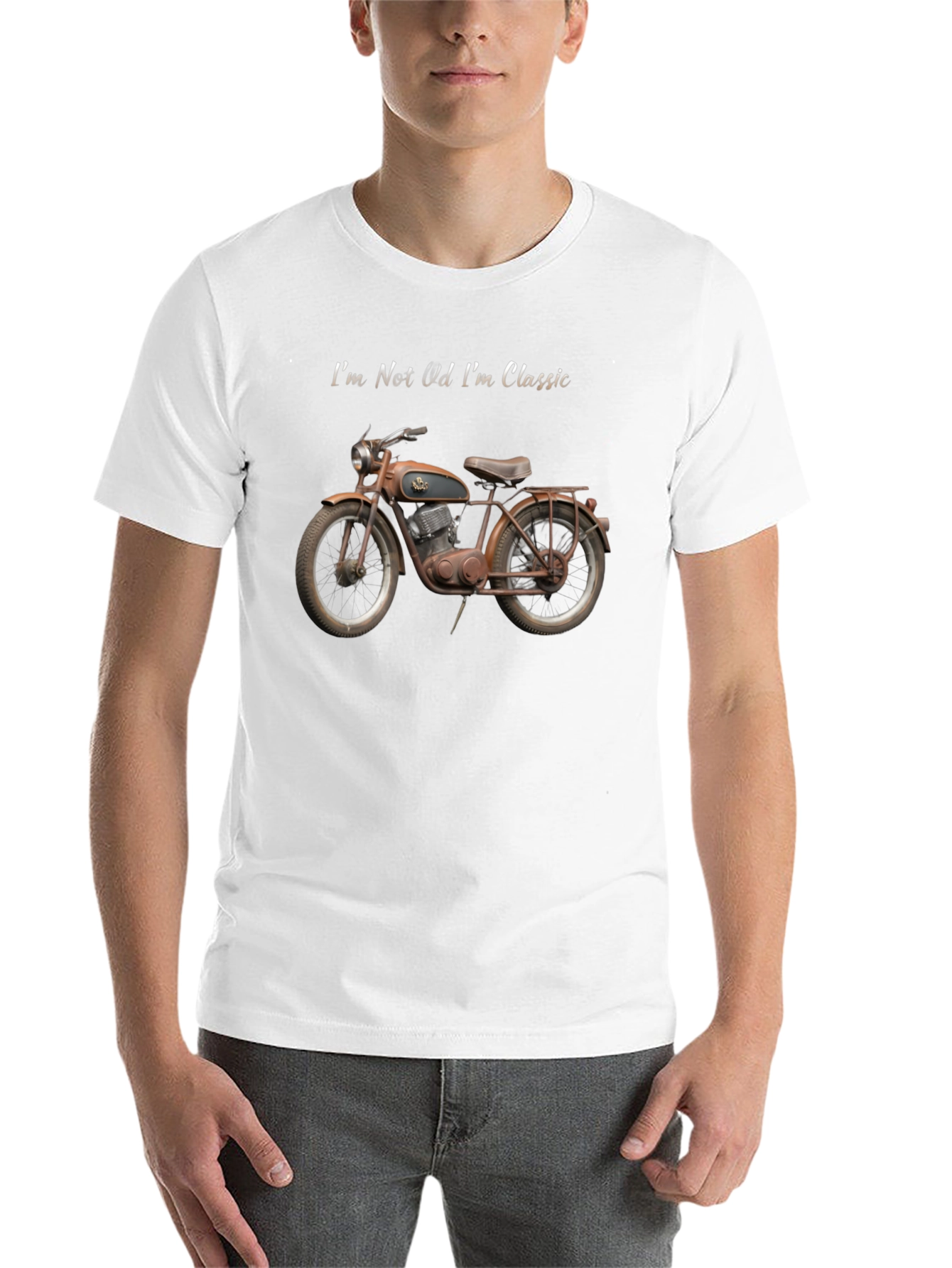Black Vintage Motorcycle Graphic T-Shirt - Classic Style view 14