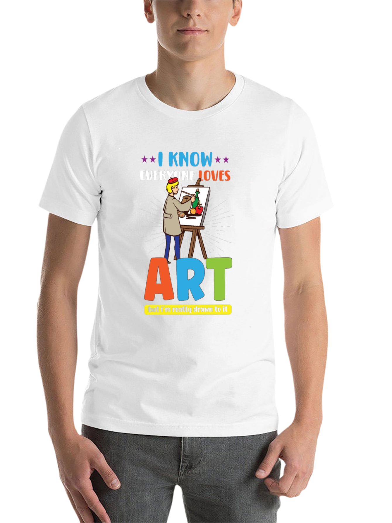 Black Artist Graphic T-Shirt - Art Lover Tee view 14