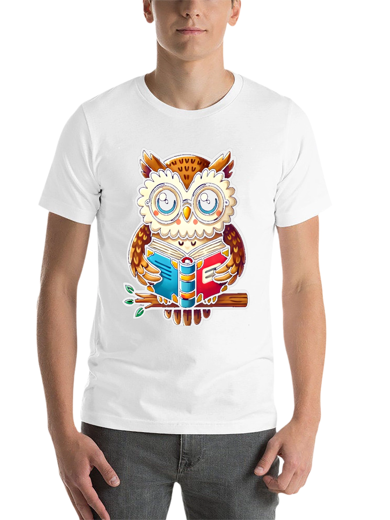 Black Bookish Owl T-Shirt - Study In Style! view 14