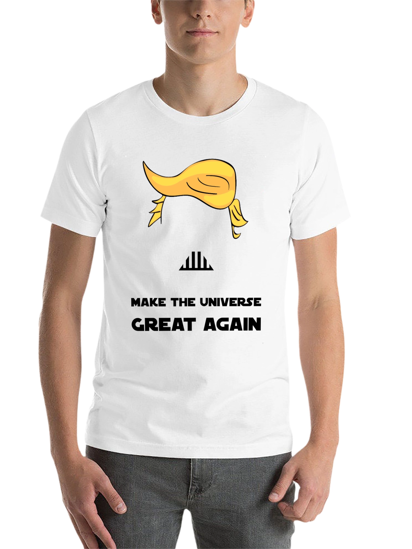 Black Make The Universe Great Again T-Shirt view 14