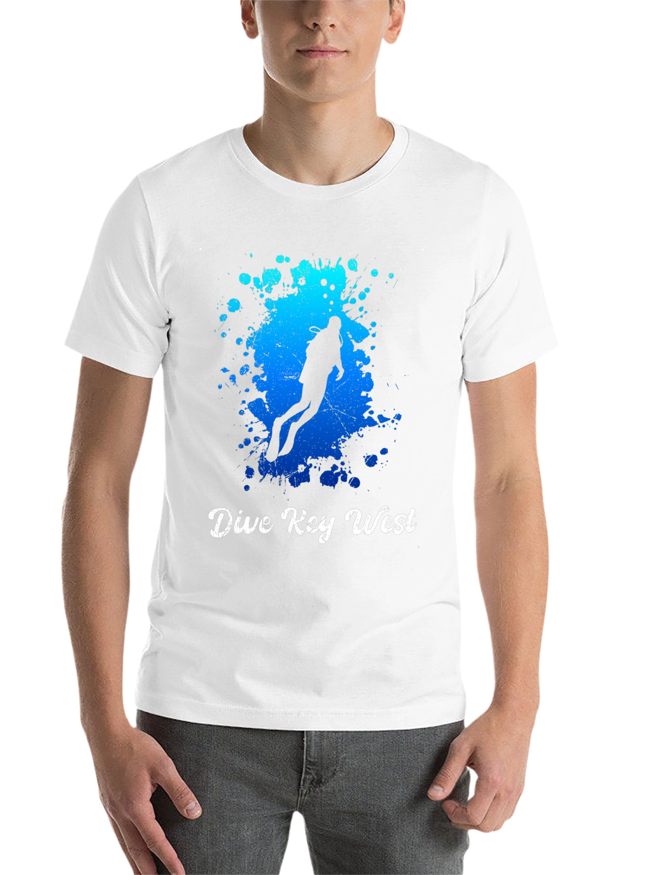 Dive Key West T-Shirt - Scuba Diver Graphic - 14