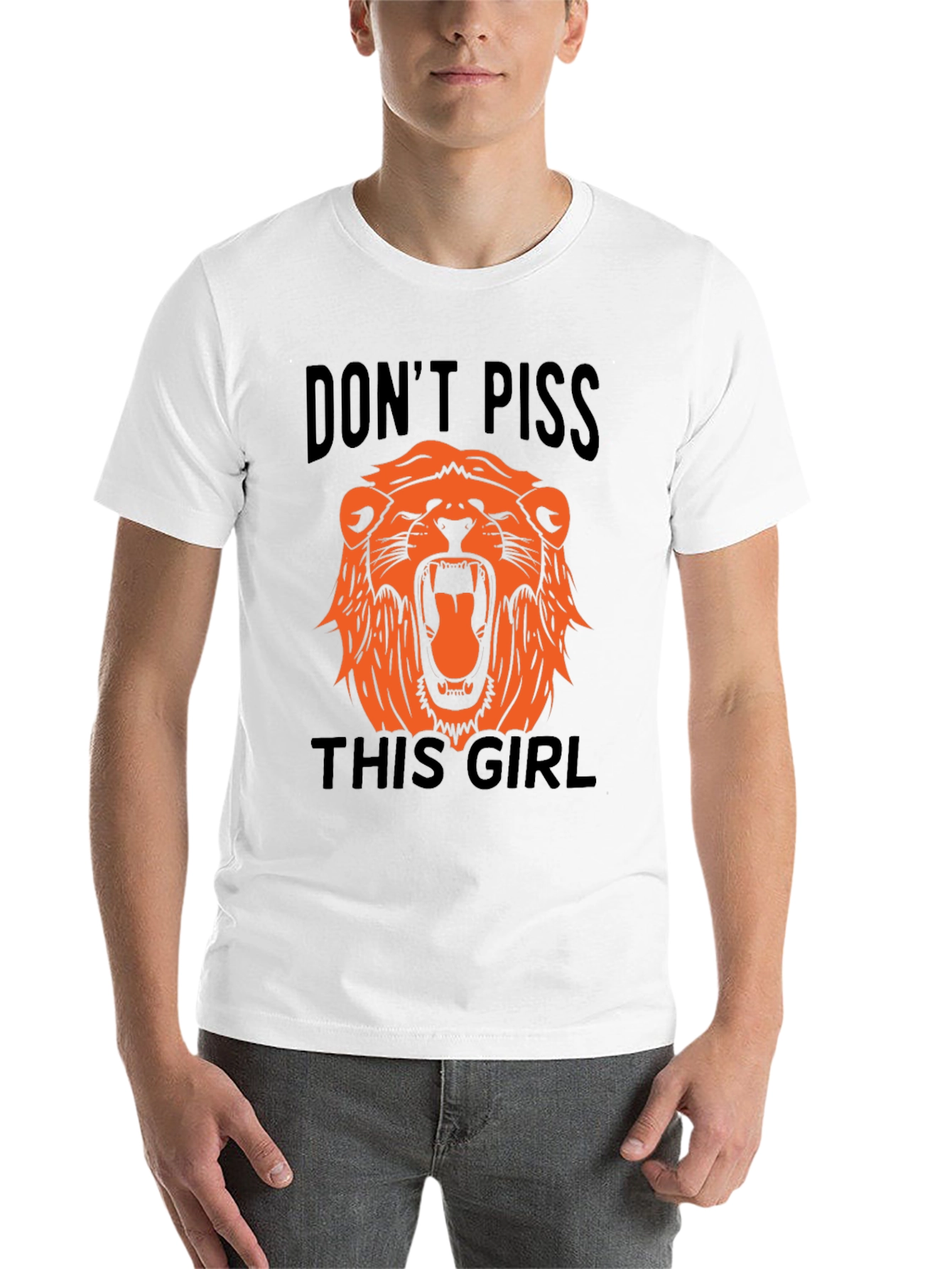 Black Don't Piss This Girl Black Graphic Tee view 14