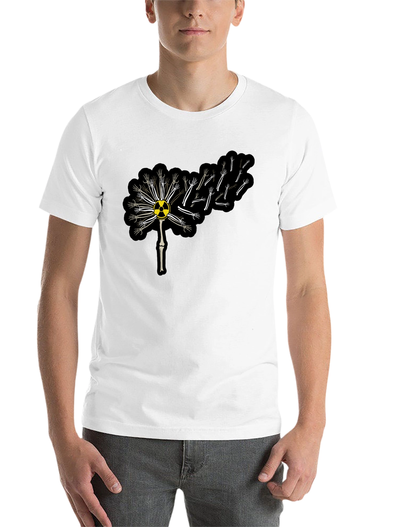 Radioactive Dandelion Graphic T-Shirt - Black - 14
