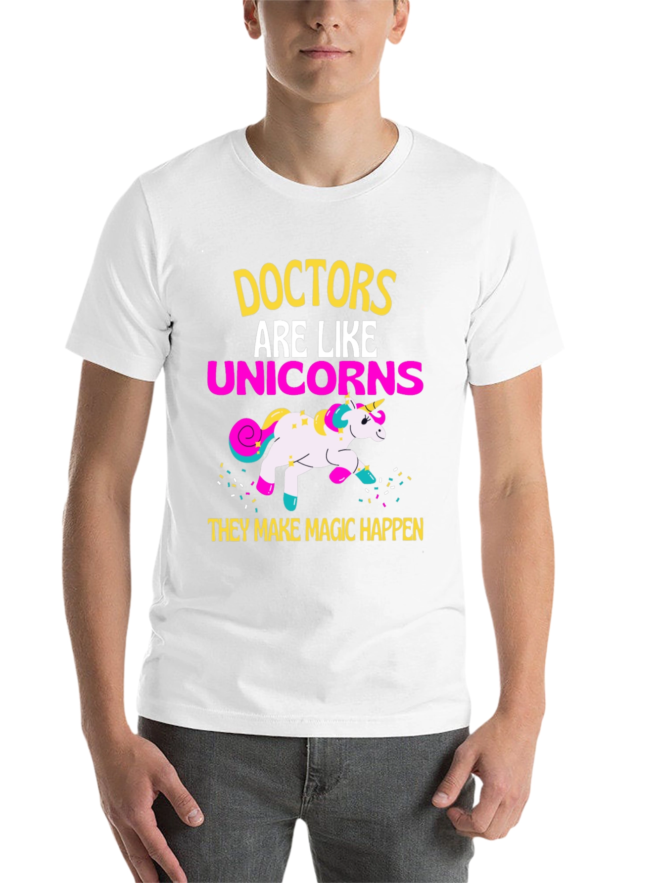 Black Doctors are Like Unicorns T-Shirt view 14