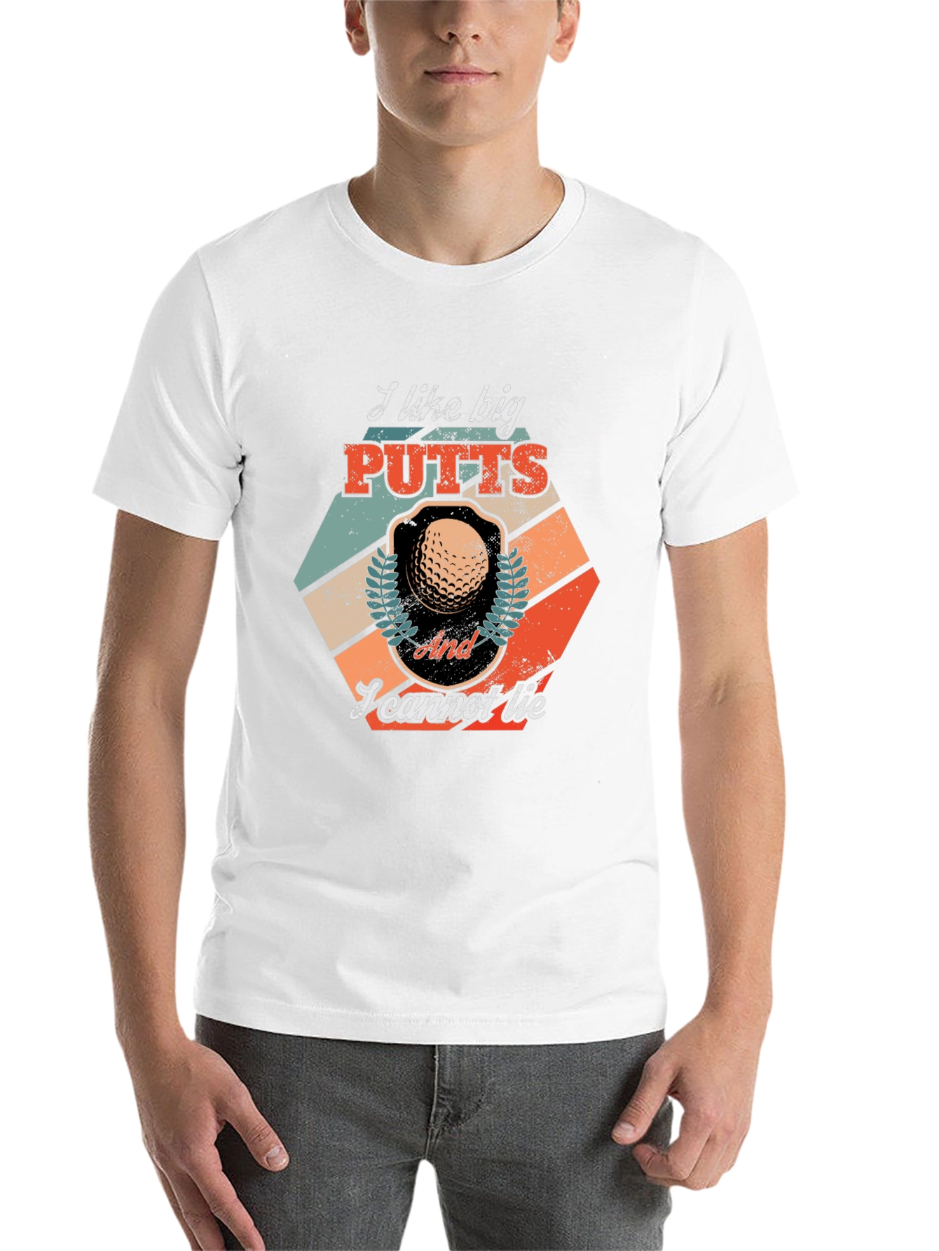 Black I Like Big Putts T-Shirt - Golf Lover Tee view 14