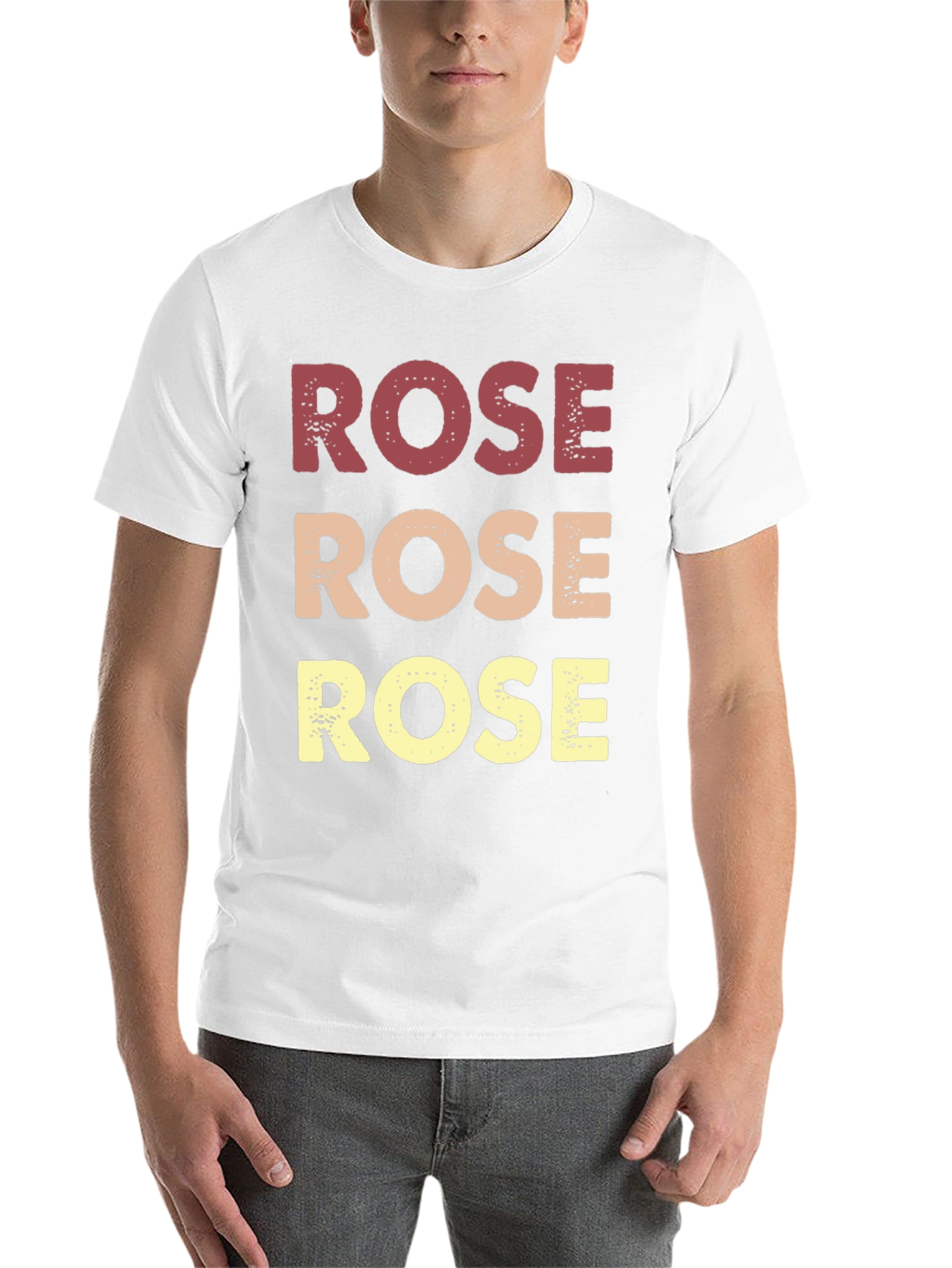 Black Retro "Rose" Graphic T-Shirt - Black view 14