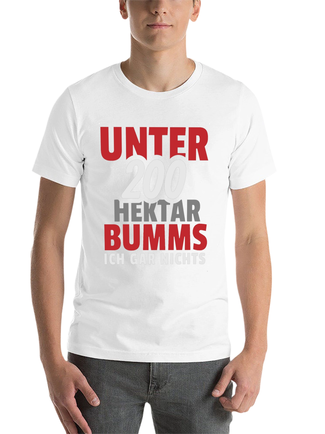 Black Unter 200 Hektar Bumms T-Shirt view 14