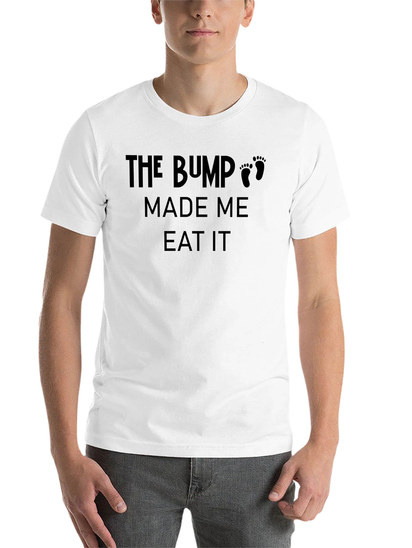 The Bump Made Me Eat It Funny Pregnancy T-Shirt - 14