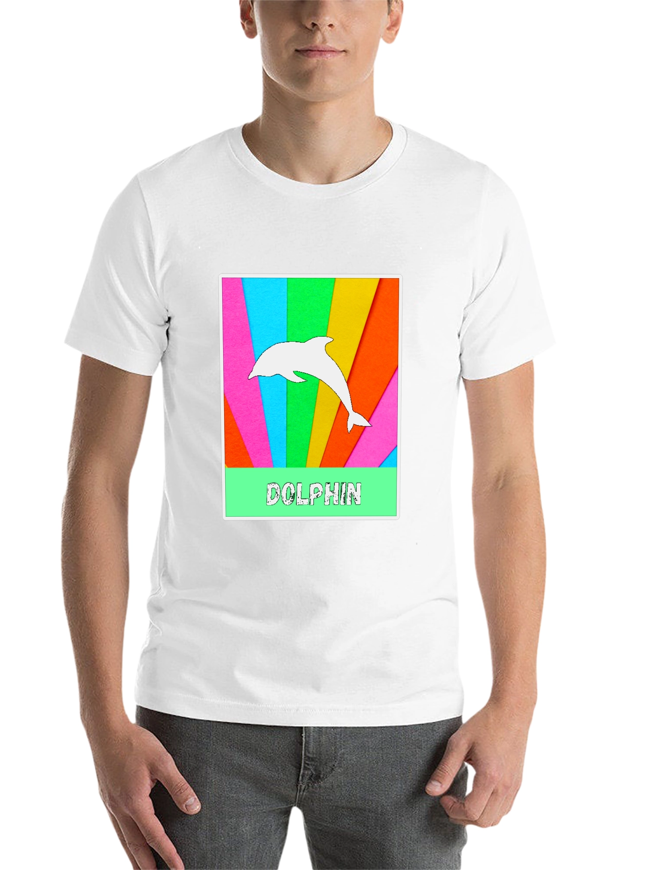 Black Dolphin Graphic Tee - Colorful & Fun view 14