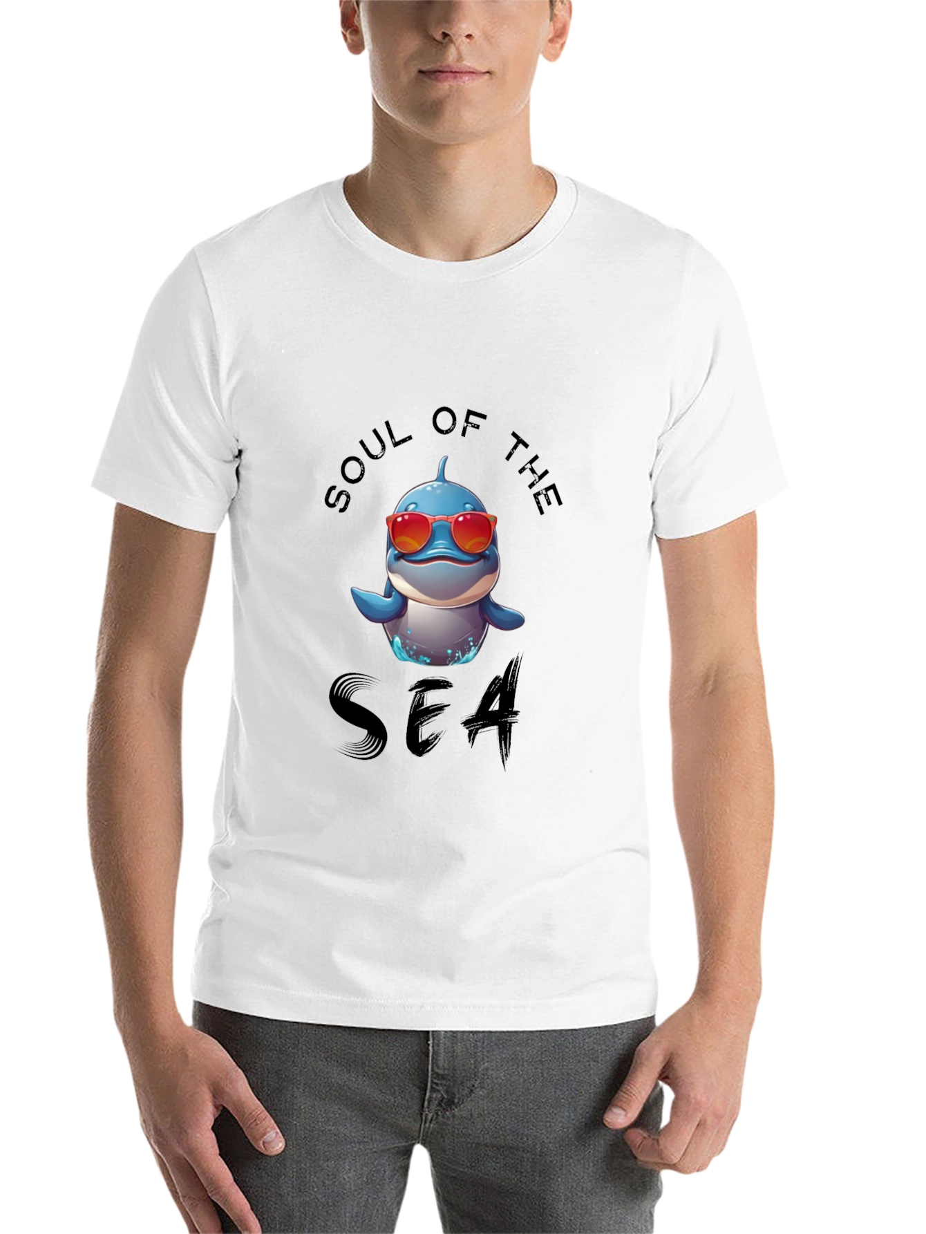Soul of the Sea Dolphin Graphic T-Shirt - 14