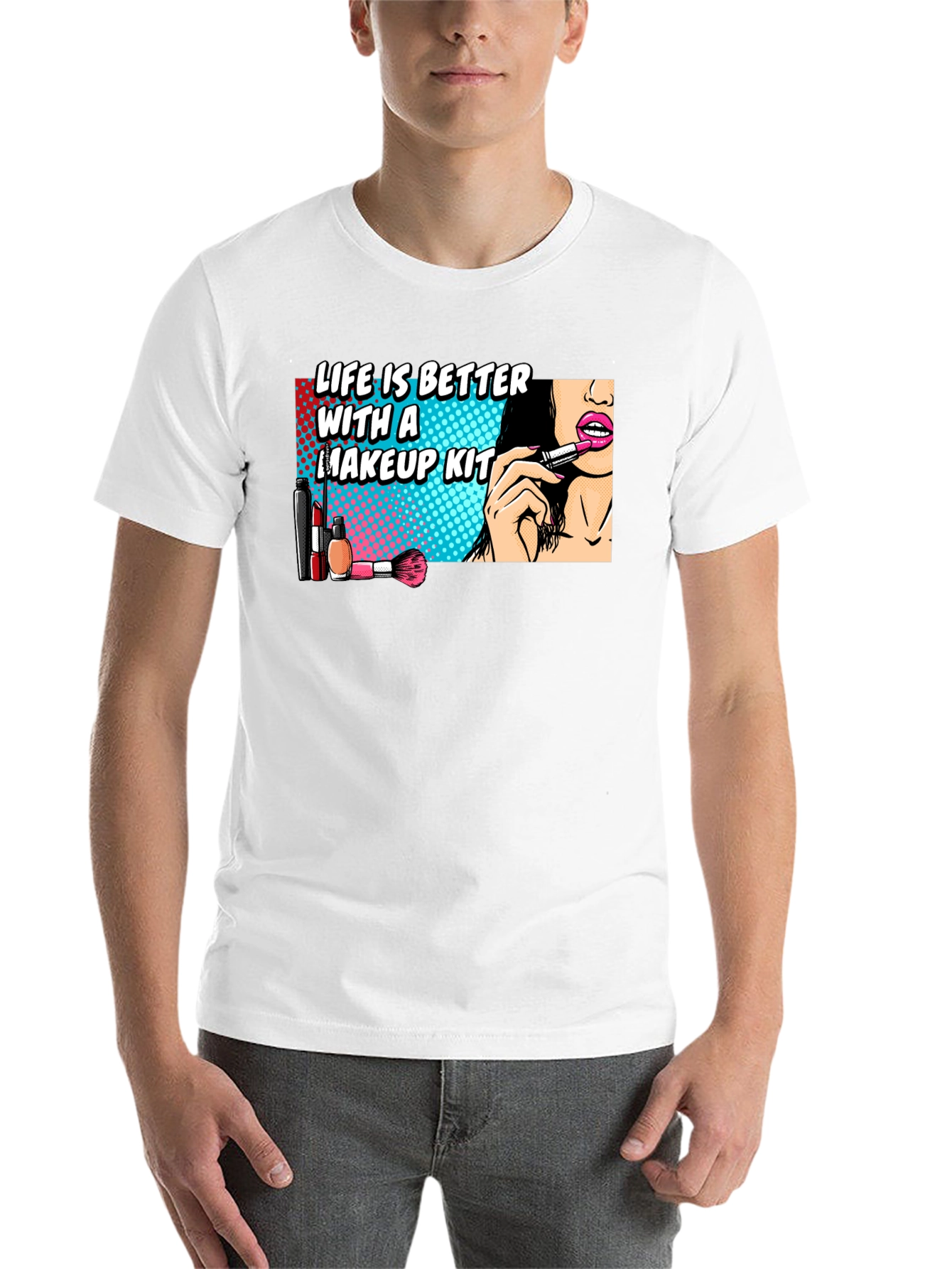 Makeup Kit T-Shirt - Life is Better With Makeup - 14