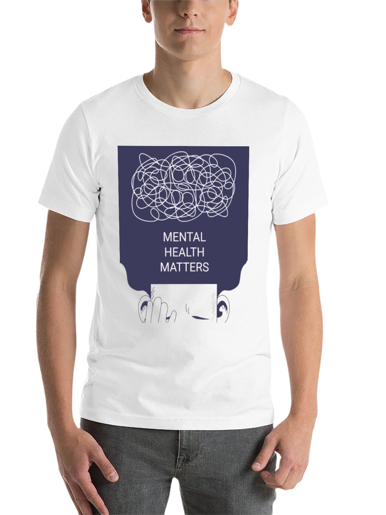 Black Mental Health Matters T-Shirt - Awareness & Support view 14
