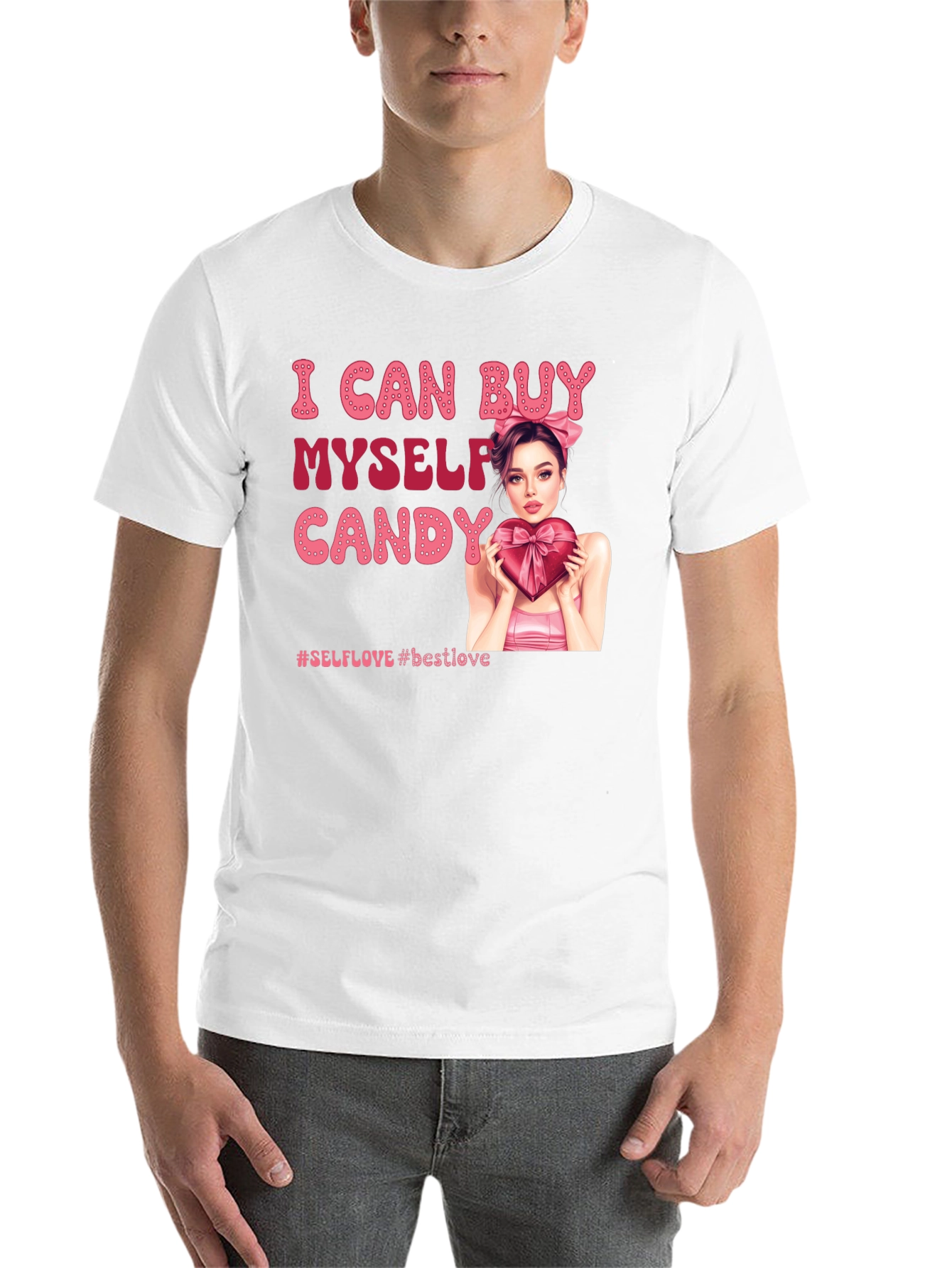 Black I Can Buy Myself Candy Graphic Tee view 14