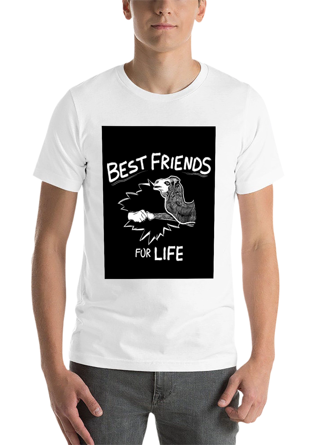 Black Best Friends for Life T-Shirt view 14